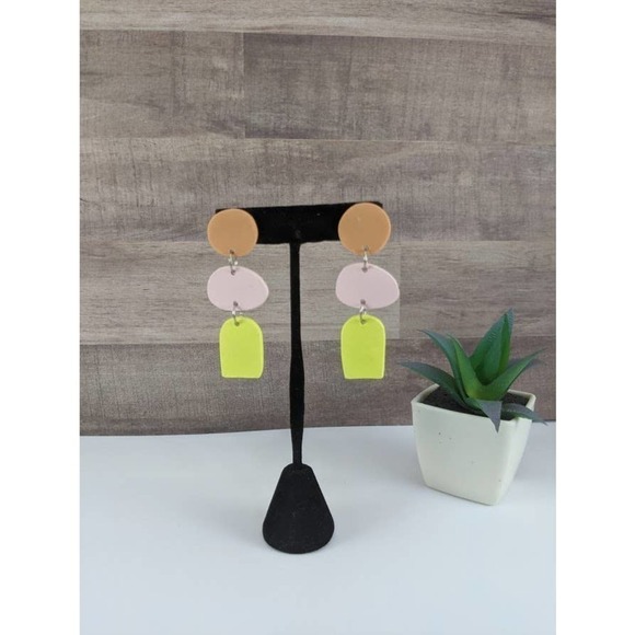 Jewelry - Pop of Color Clay Handmade Earrings